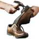 shoe repair of men's heel